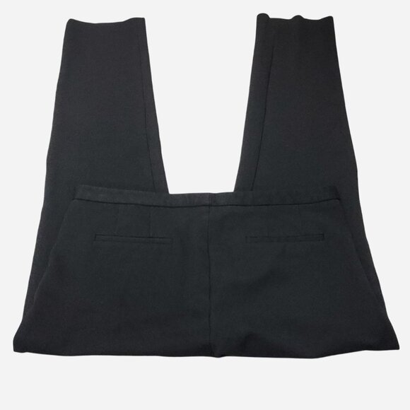 Calvin Klein Black Dress Pants 14 Mid-Rise Trousers Warm Winter Workwear - Picture 4 of 5